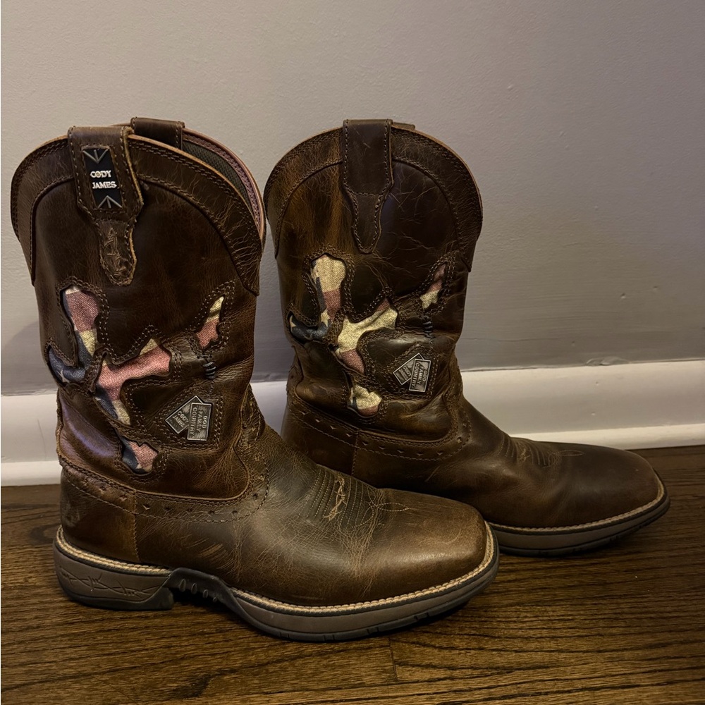 Cody James Men's Brown Western Boots - Picture 3 of 7